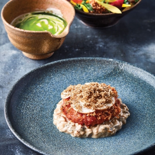 Plantebasert Luksus-karbonade med Sopp «Duxelles» Plantebasert Luksus-karbonade med Sopp «Duxelles»